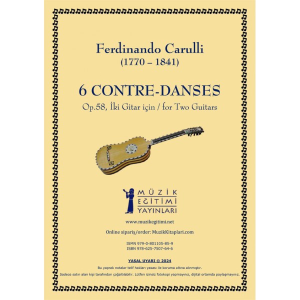 Carulli - 6 Contre Danses for Two Guitars